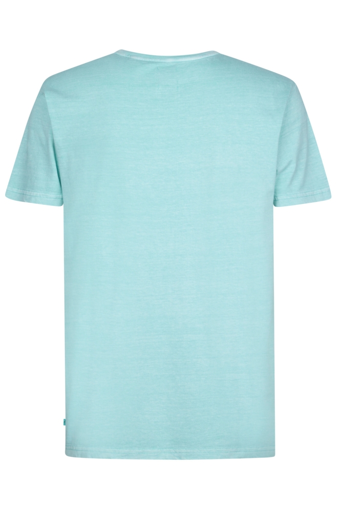 T SHIRT MET BORSTZAK M 1050 TSR632 5180 AQUA